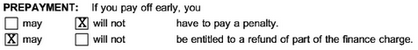 FHA Prepayment on the TIL