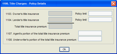 Title Charges