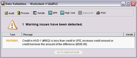 Audit 802: Interest Rate Chosen Decreases