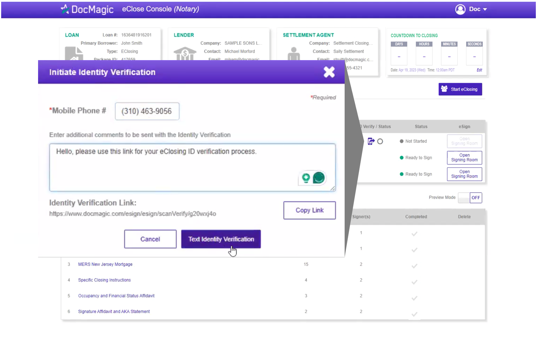 text identity verification