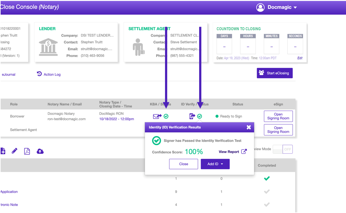 green checks KBA ID Verify