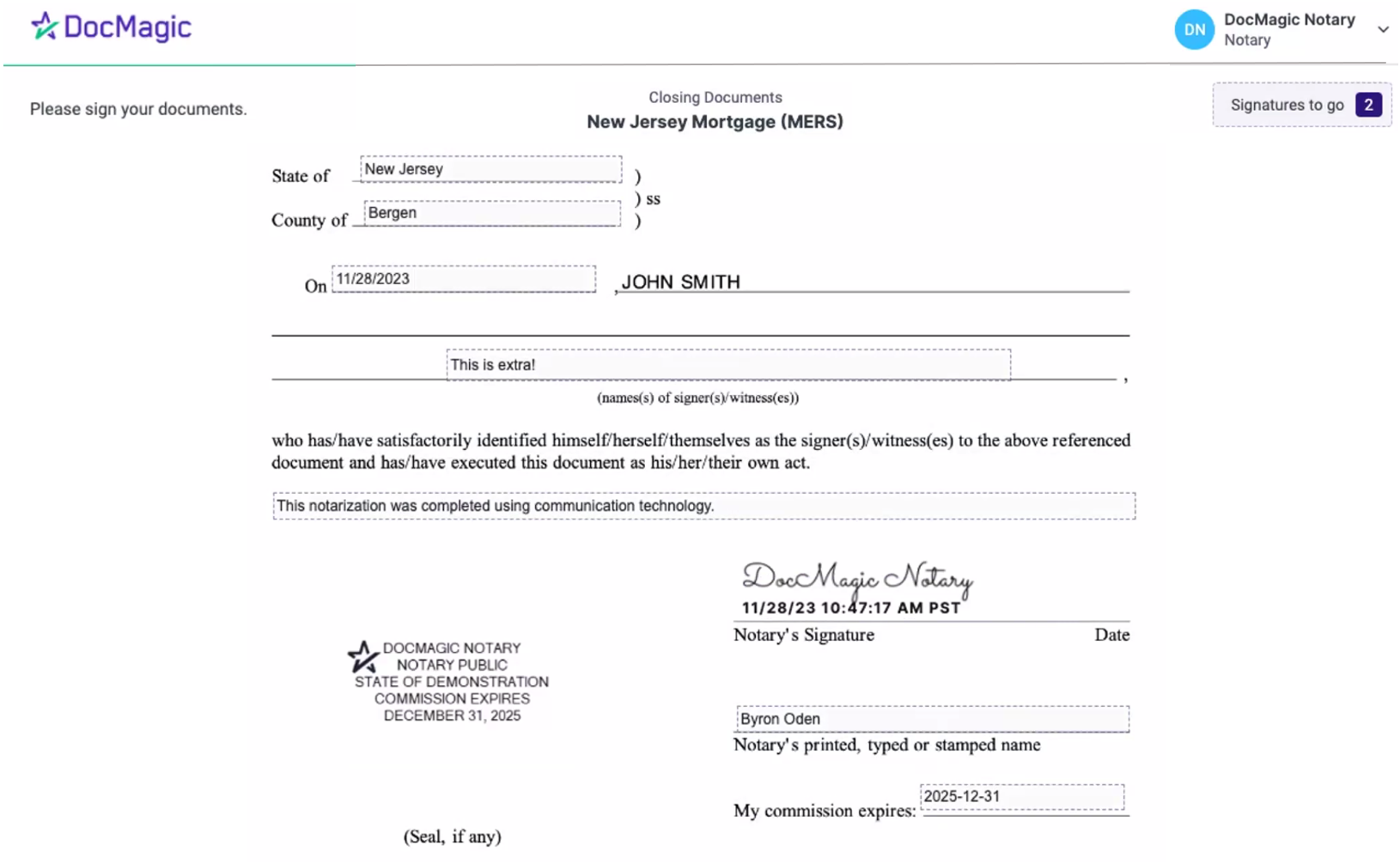 notarization experience